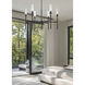 Esme 6 Light 38 inch Matte Black Chandelier Ceiling Light