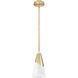 Aimie 1 Light 7 inch Modern Gold Pendant Ceiling Light