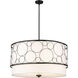 Kendall 5 Light 32 inch Matte Black Chandelier Ceiling Light