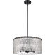 Glacier 5 Light 19 inch Matte Black Pendant Ceiling Light
