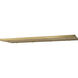 Multi Point Canopy Rubbed Brass Ceiling Plate