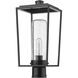 Sheridan 1 Light 17.5 inch Black Outdoor Post Mount Fixture