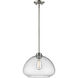 Amon 1 Light 13 inch Brushed Nickel Pendant Ceiling Light