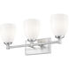 Oren 3 Light 24 inch Brushed Nickel Bath Vanity Light Wall Light