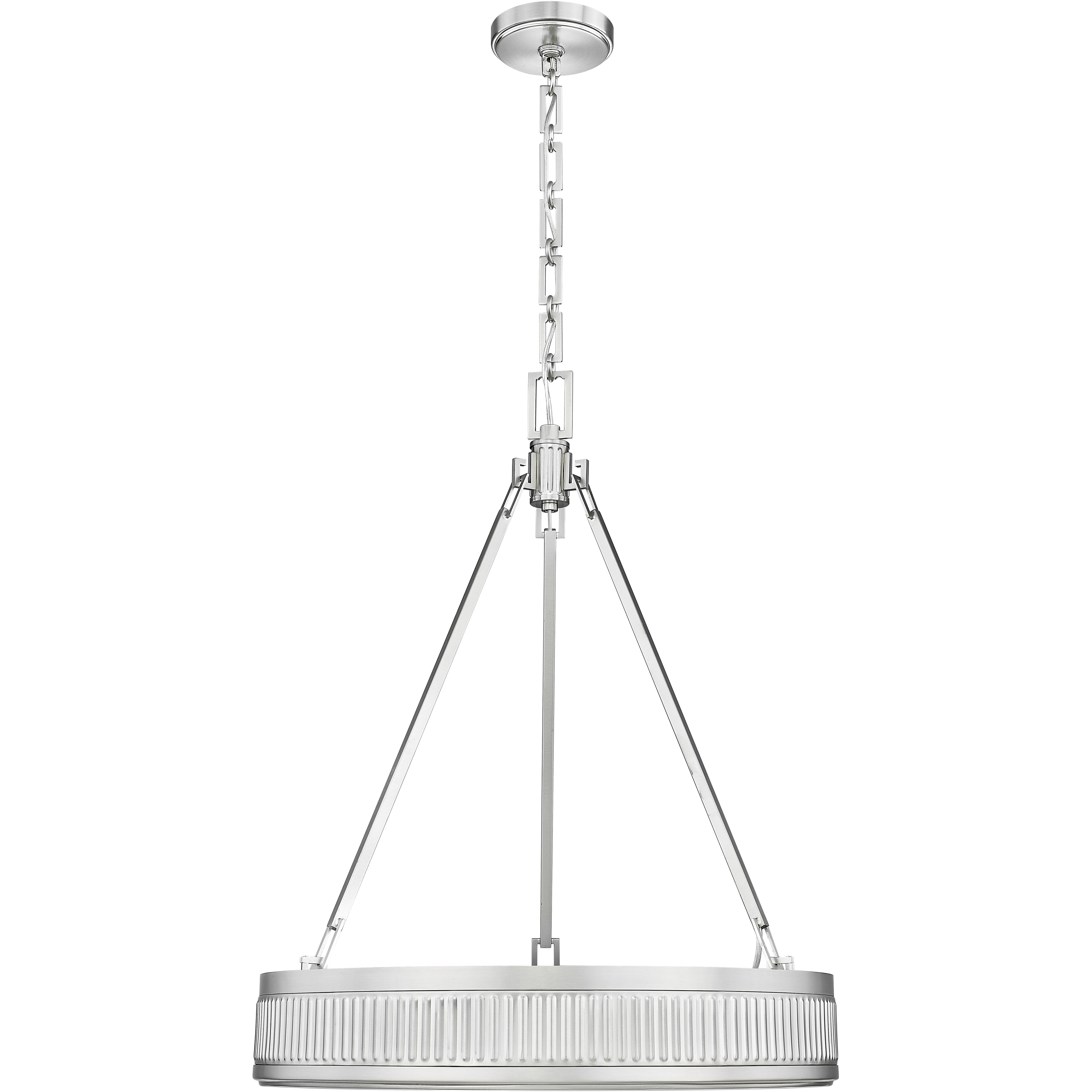 Quinn Pendant Ceiling Light in Satin Nickel