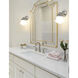 Vaughn 1 Light 7.75 inch Brushed Nickel Wall Sconce Wall Light
