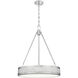 Quinn Pendant Ceiling Light in Satin Nickel