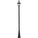 Westover 3 Light 114.25 inch Black Outdoor Post Mounted Fixture