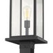 Portland 1 Light 117 inch Black Outdoor Post Mounted Fixture