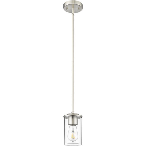 Thayer 1 Light 4.75 inch Brushed Nickel Pendant Ceiling Light