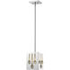 Oberon 1 Light 7 inch Chrome Pendant Ceiling Light
