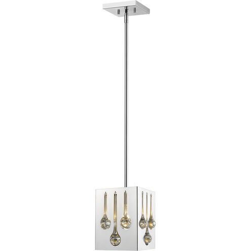 Oberon 1 Light 7 inch Chrome Pendant Ceiling Light