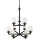 Savannah 9 Light 29 inch Bronze Chandelier Ceiling Light