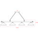 Cordon 4 Light 81.25 inch Bronze Plate Billiard Ceiling Light in Matte Opal Glass