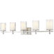 Grayson 5 Light 40 inch Brushed Nickel Vanity Wall Light