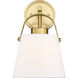 Z-Studio 1 Light 8 inch Heritage Brass Wall Sconce Wall Light