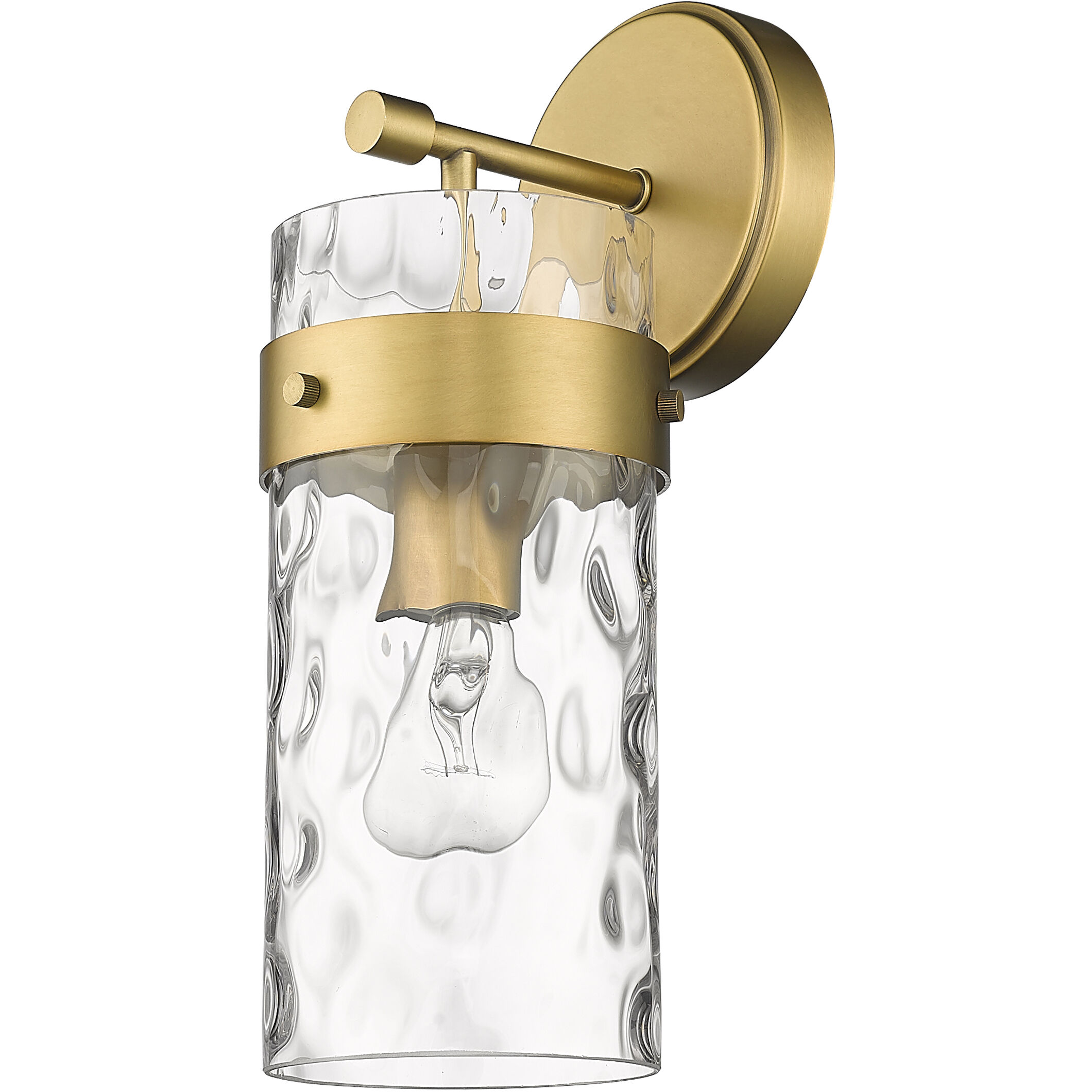 Fontaine 1 Light 5.5 inch Rubbed Brass Wall Sconce Wall Light in Rubbed Bronze