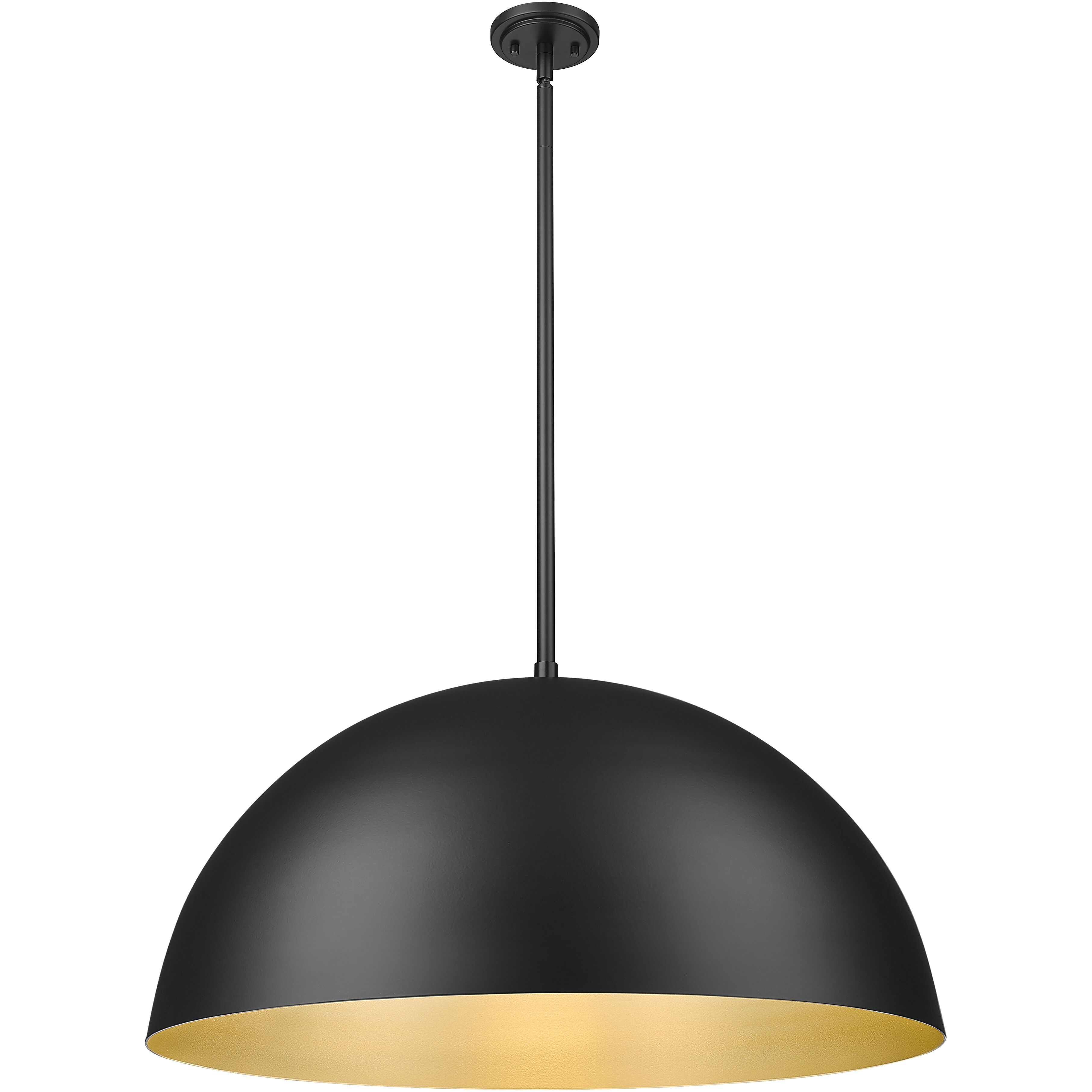 Vega Pendant Ceiling Light in Matte Black