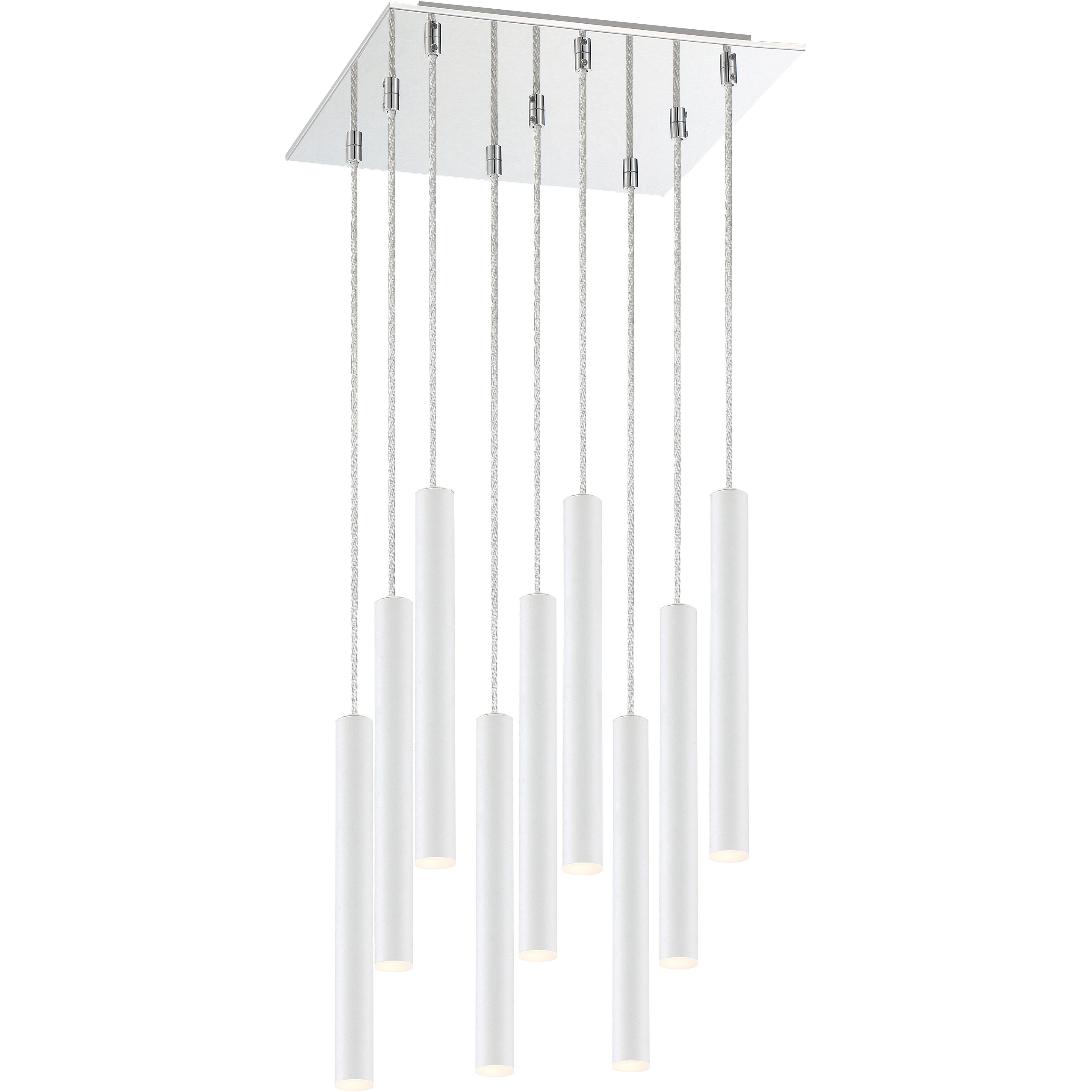 Forest LED 14 inch Chrome Chandelier Ceiling Light