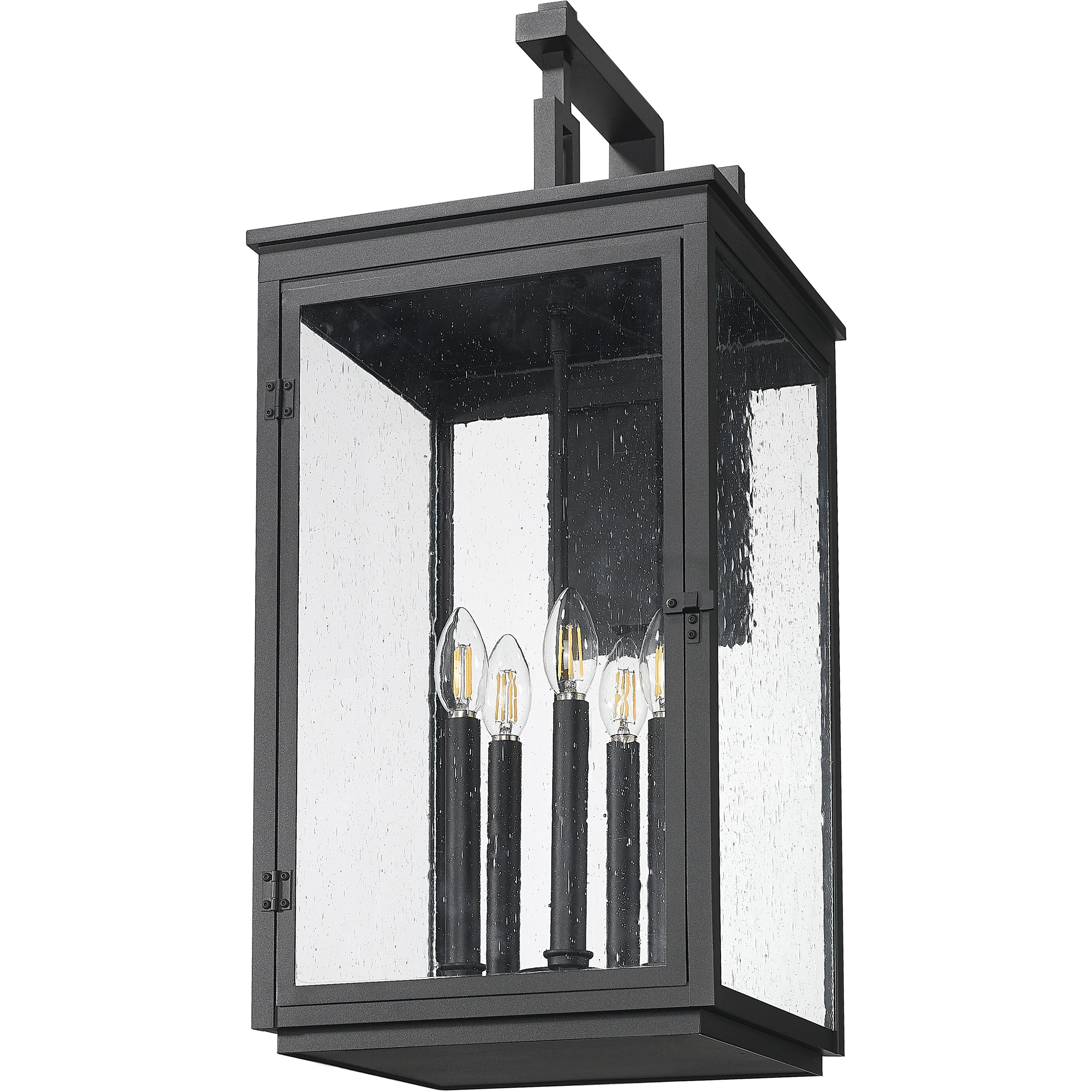 Hartwell 5 Light 28.5 inch Sand Black Outdoor Wall Light