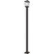 Beacon 2 Light 104.5 inch Oil Rubbed Bronze Outdoor Post Mounted Fixture in 17.25