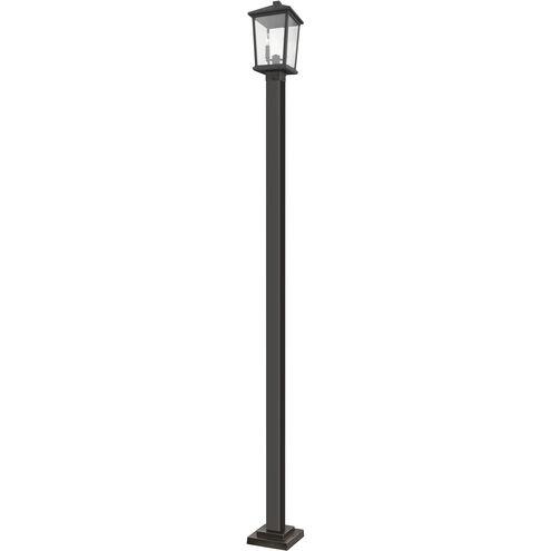 Beacon 2 Light 104.5 inch Oil Rubbed Bronze Outdoor Post Mounted Fixture in 17.25