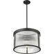 Carnaby 5 Light 18.25 inch Matte Black Pendant Ceiling Light
