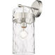 Fontaine 1 Light 6.5 inch Polished Nickel Wall Sconce Wall Light