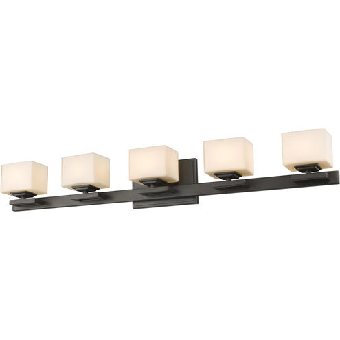 Cuvier 5 Light 34.6 inch Bronze Vanity Wall Light in G9