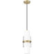 Cayden 1 Light 6.5 inch Modern Gold Pendant Ceiling Light