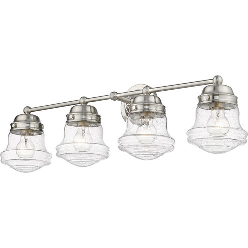 Vaughn 4 Light 31.5 inch Brushed Nickel Vanity Wall Light