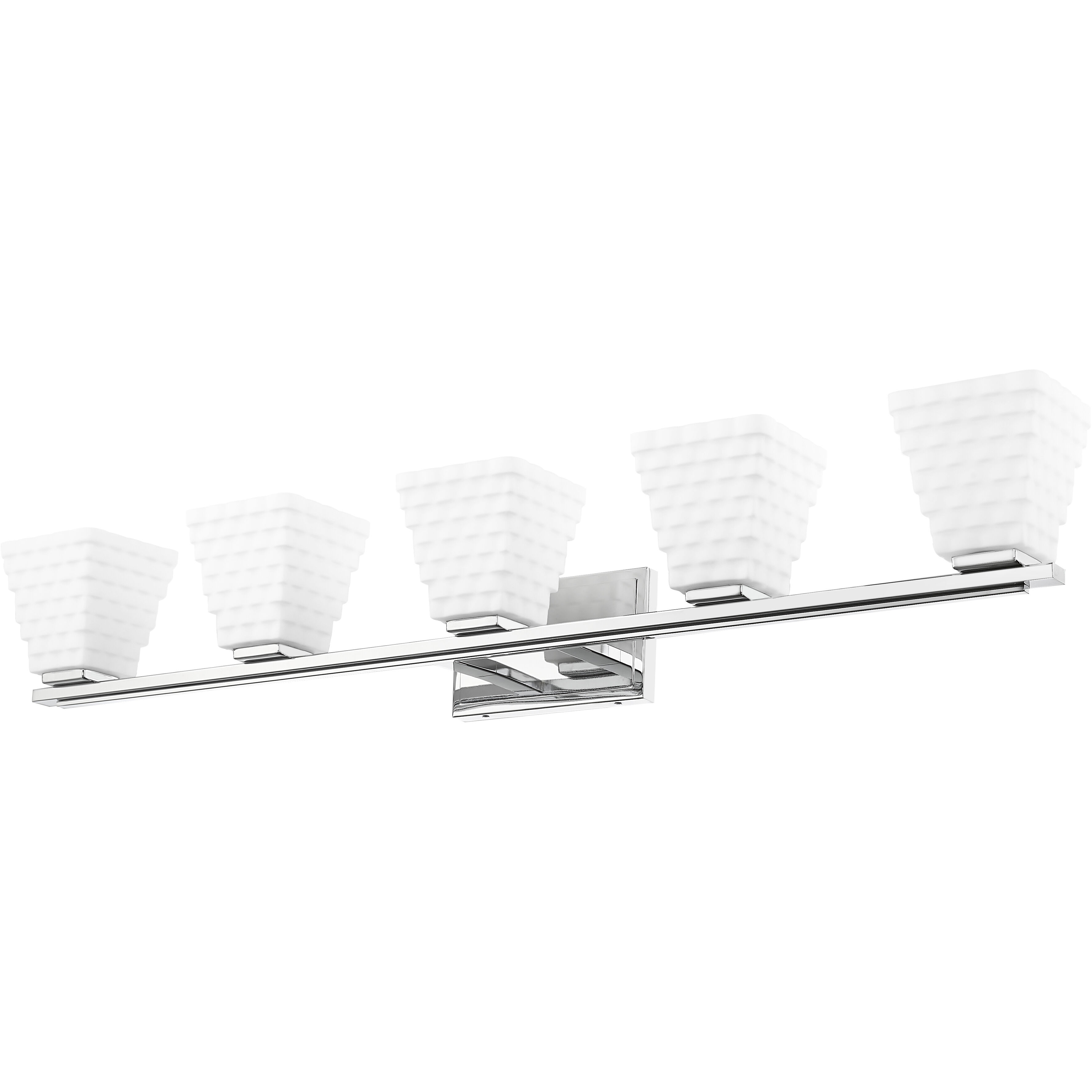 Annalise 5 Light 42 inch Chrome Vanity Wall Light