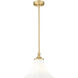 Fleur 1 Light 12.00 inch Pendant