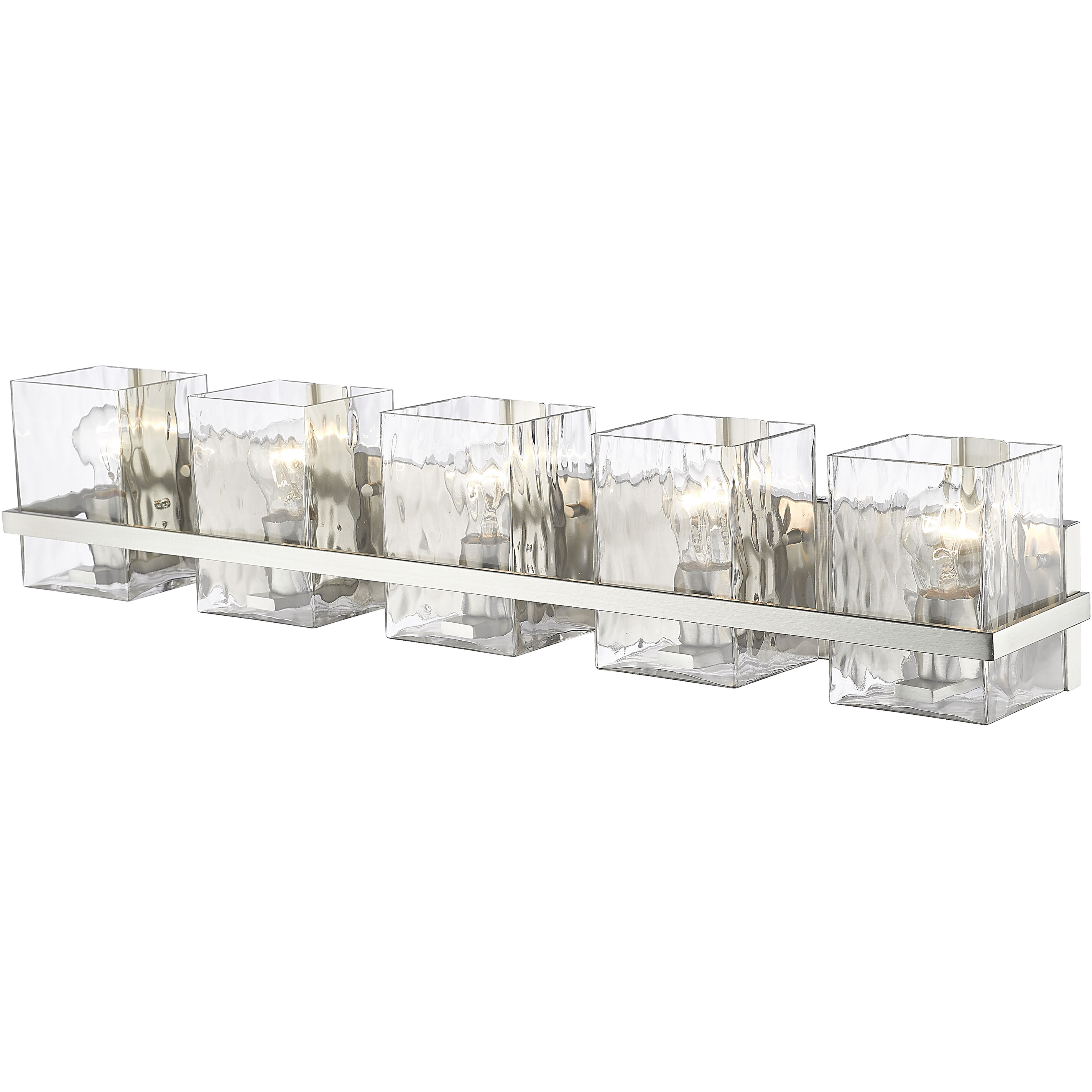 Bennington 5 Light 36.25 inch Brushed Nickel Vanity Wall Light