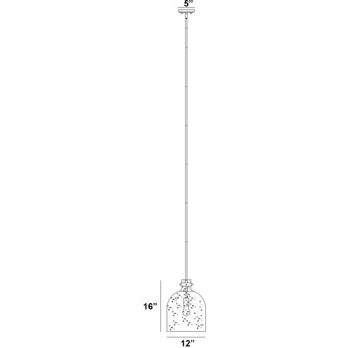 Pearson 1 Light 12 inch Brushed Nickel Pendant Ceiling Light