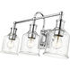 Bryant 3 Light 24 inch Chrome Vanity Wall Light