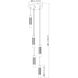 Stari 5 Light 12 inch Modern Gold Chandelier Ceiling Light