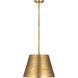 Maddox 1 Light 18 inch Rubbed Brass Chandelier Ceiling Light