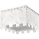 Viviana 6 Light 17.5 inch Polished Nickel Flush Mount Ceiling Light