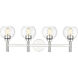 Sutton 4 Light 31.5 inch Chrome Vanity Wall Light