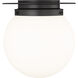Calhoun 1 Light 13 inch Matte Black Flush Mount Ceiling Light