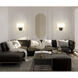 Saxon Wall Sconce Wall Light in Matte Black