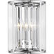 Monarch 2 Light 8.5 inch Chrome Wall Sconce Wall Light