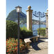 Aspen 1 Light 110 inch Black Outdoor Post Mounted Fixture