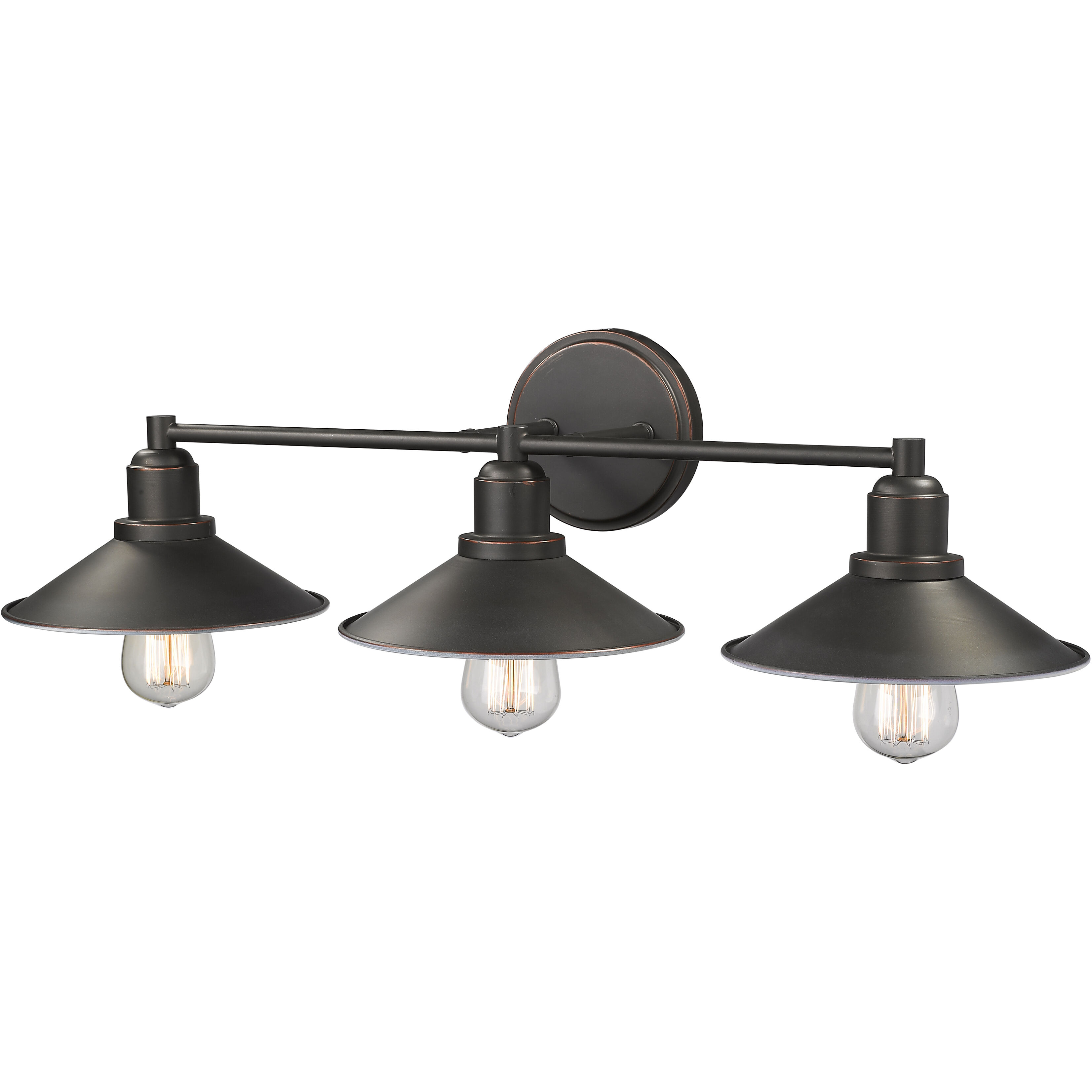 Casa 3 Light 27 inch Olde Bronze Vanity Wall Light in Olde Bronze Steel