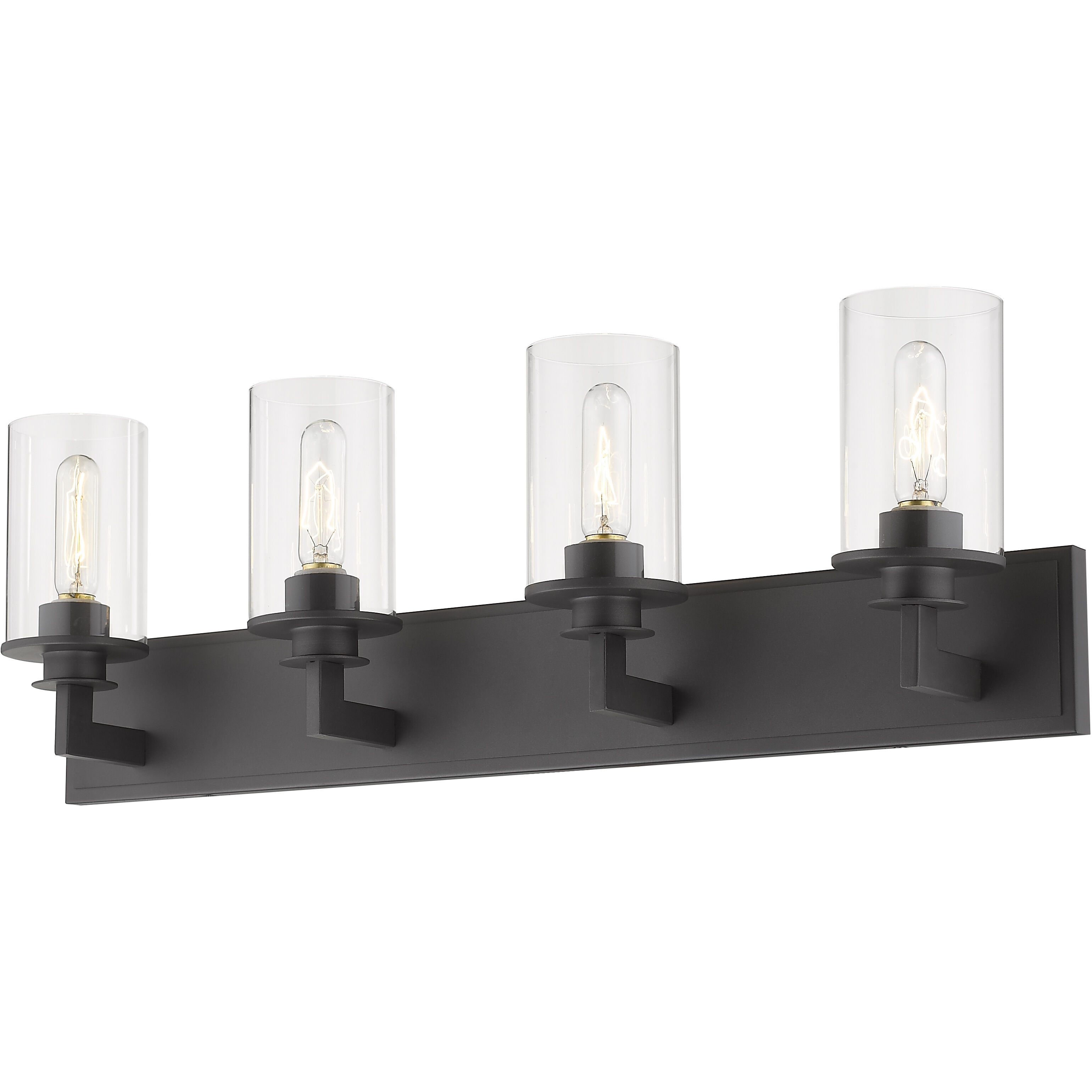 Savannah 4 Light 31.5 inch Bronze Vanity Wall Light