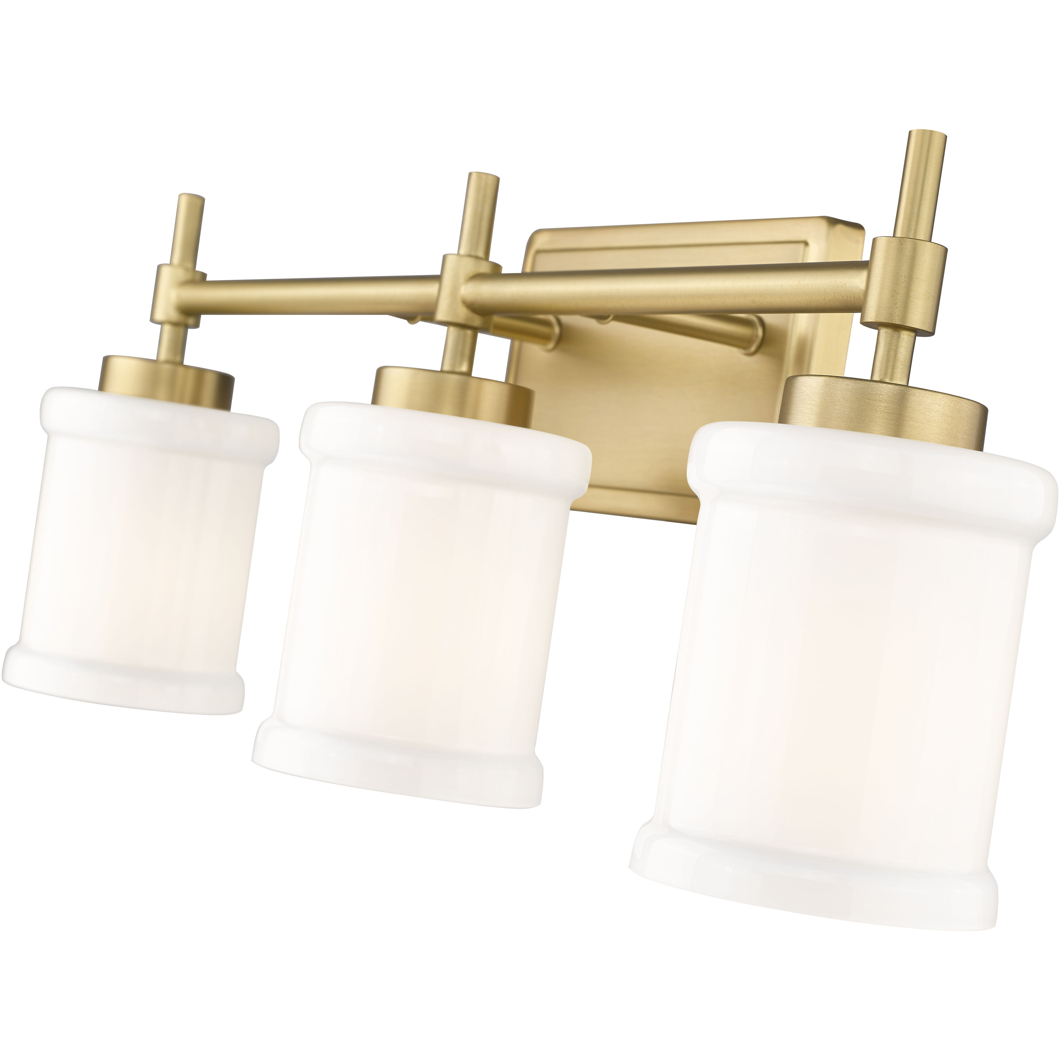 Cadoc 3 Light 23.5 inch Modern Gold Bath Vanity Light Wall Light