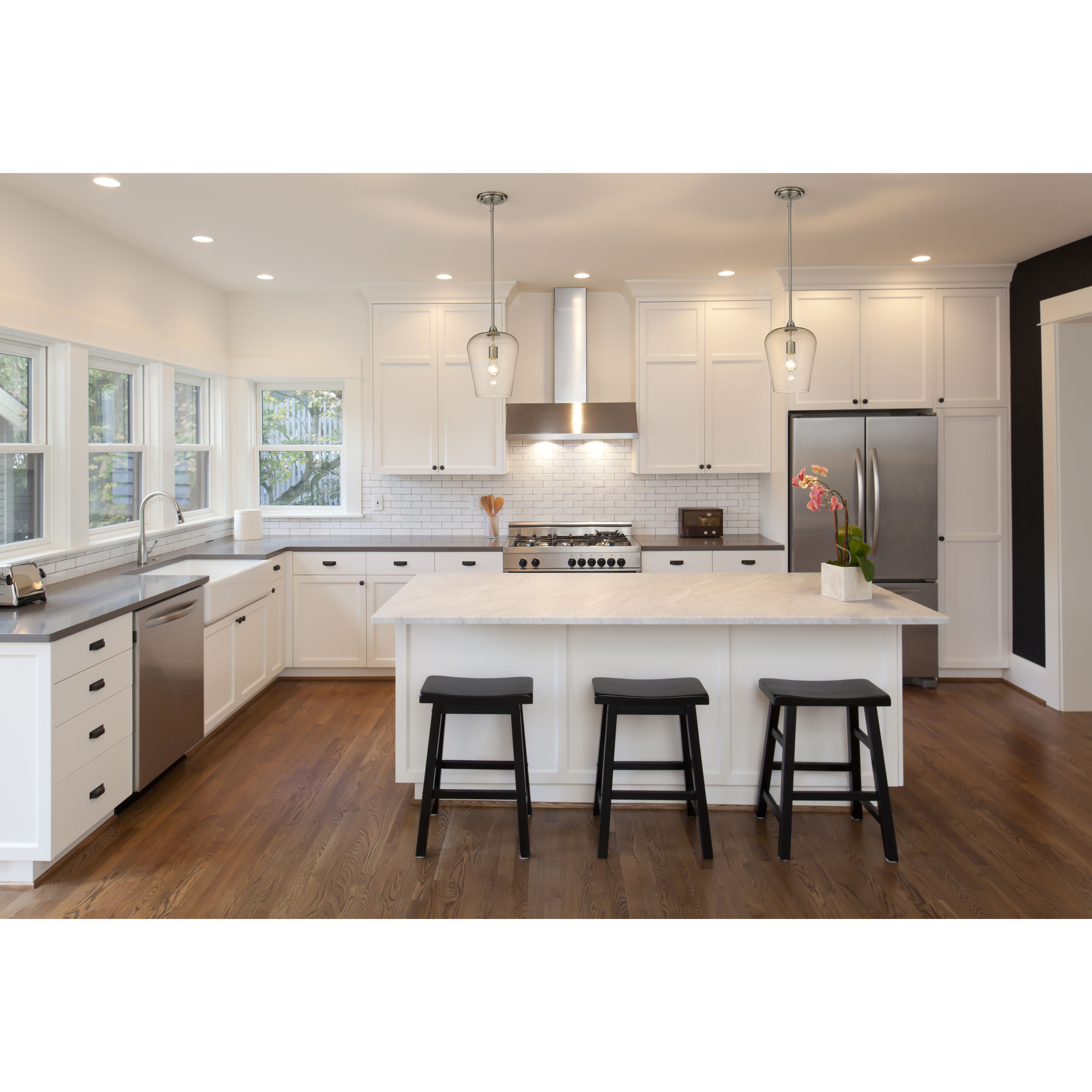 Joliet 1 Light 9 inch Brushed Nickel Pendant Ceiling Light