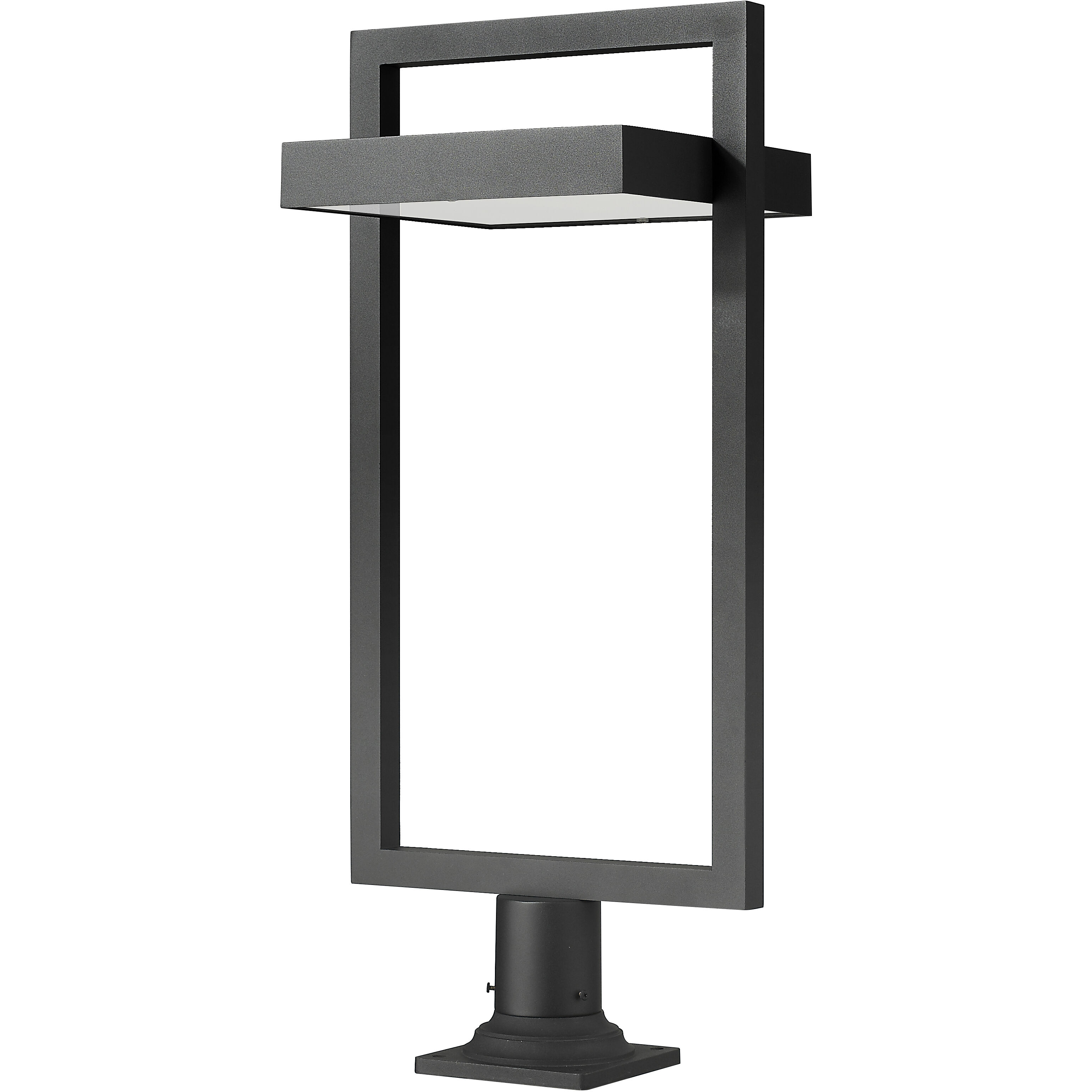 Luttrel LED 32.5 inch Black Outdoor Pier Mounted Fixture