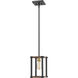 Kirkland 1 Light 6.25 inch Rustic Mahogany Pendant Ceiling Light